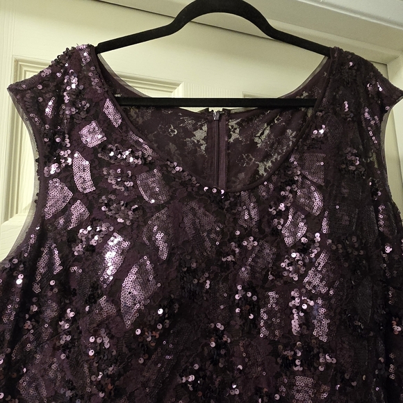 Alex Evenings Plus Size Maxi Dress - Picture 4 of 11